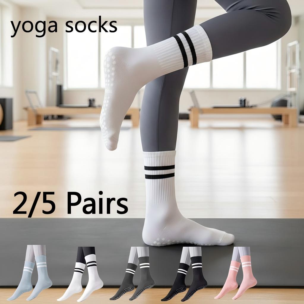 Pilates Yoga Workout - Rutschfeste Yoga-Socken für Damen, griffige Pilates-Socken,