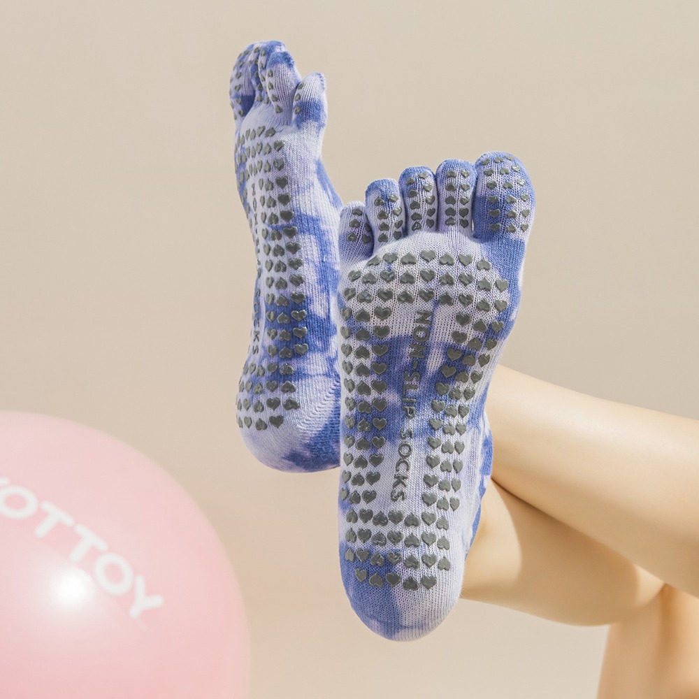 Tie-Dye Damen Fünf-Zehen-Grip- – Pilates Yoga Grip Socks Bewertung und Preis