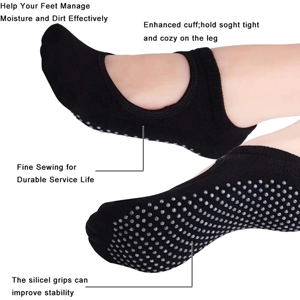 Hochwertige Damen-Yoga-Socken, – Pilates Yoga Grip Socks Bewertung und Preis