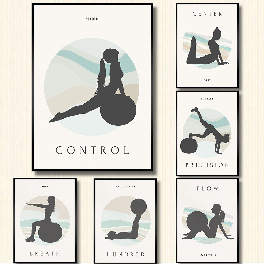 Minimalist ische Pilates Yoga  – Pilates Yoga Quotes Bewertung und Preis