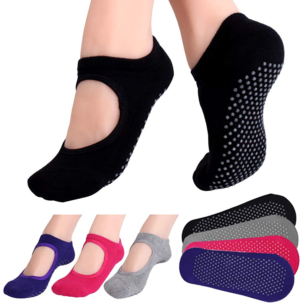 Rückenfreie, rutschfeste Fitne – Pilates Yoga Grip Socks Bewertung und Preis
