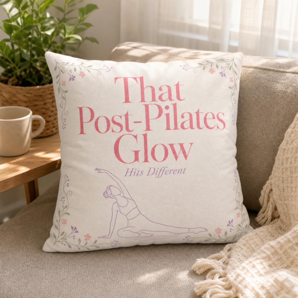 Minimalistisches Blumenranken- – Pilates Yoga Quotes Bewertung und Preis