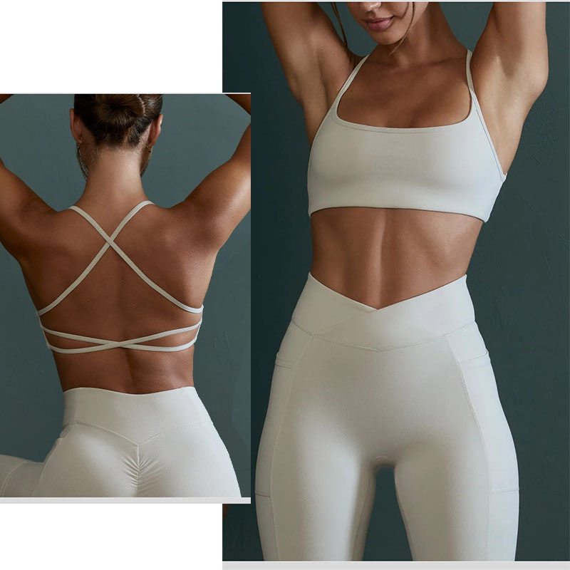 Aiithuug Yoga-BH mit überkreuz – Pilates Yoga Workout Bewertung und Preis